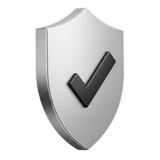 3D approval icon with a checkmark on the Noble Ertragholm how it works page