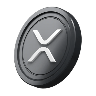 Graphic element of XRP Ripple coin on crypto starter guide